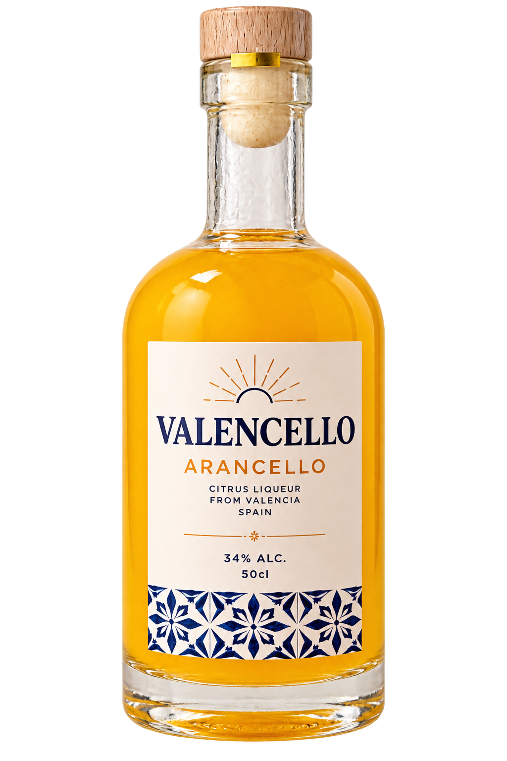 Bottle of VALENCELLO Arancello